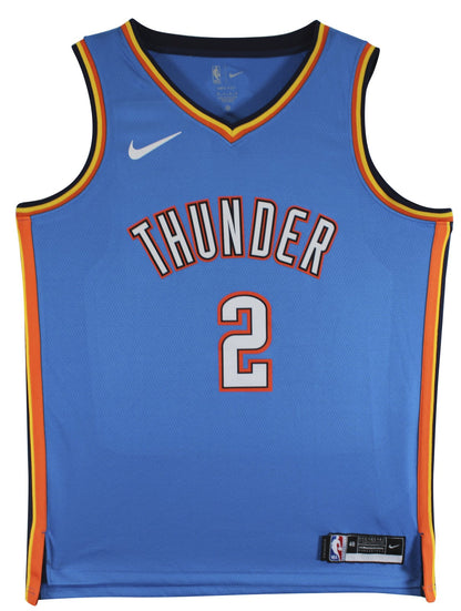 Thunder Shai Gilgeous-Alexander Signed Blue Nike Icon Ed. Jersey JSA #CD42320