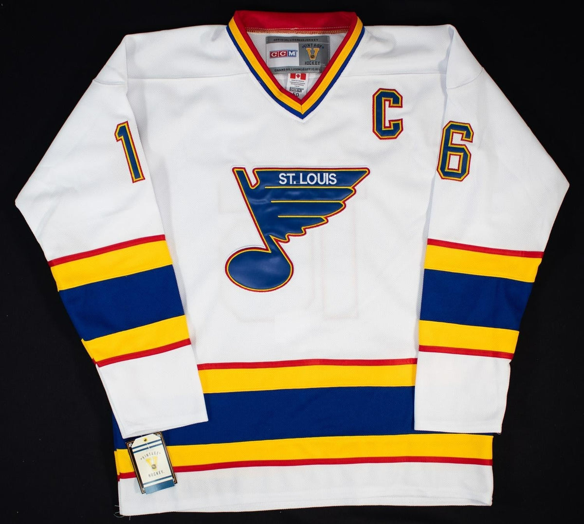 Brett Hull Signed St. Louis Blues Captain's Jersey Inscribed HOF 2009 (Beckett)