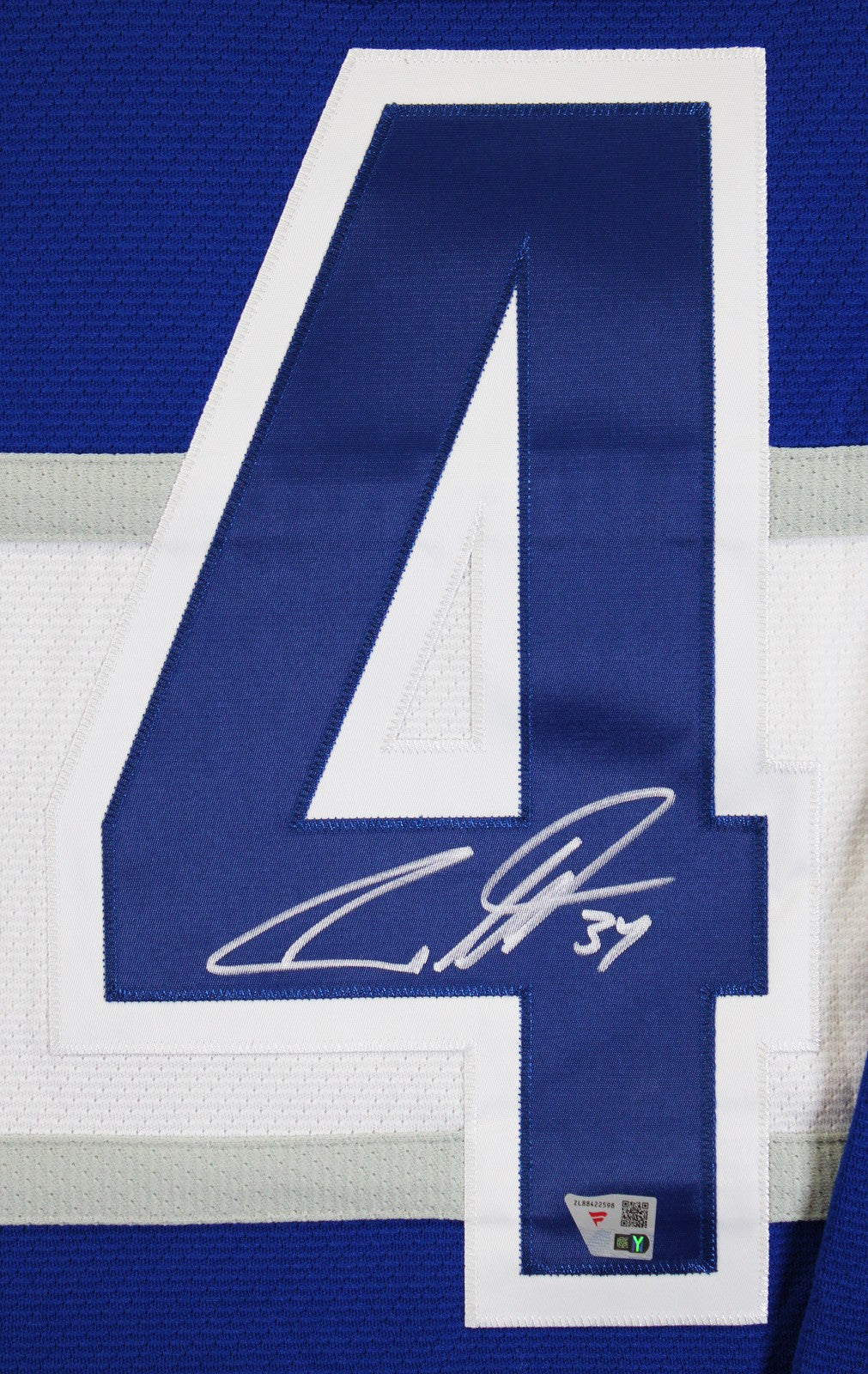 Maple Leafs Auston Matthews Signed Blue Vintage M&N Throwback Jersey Fanatics