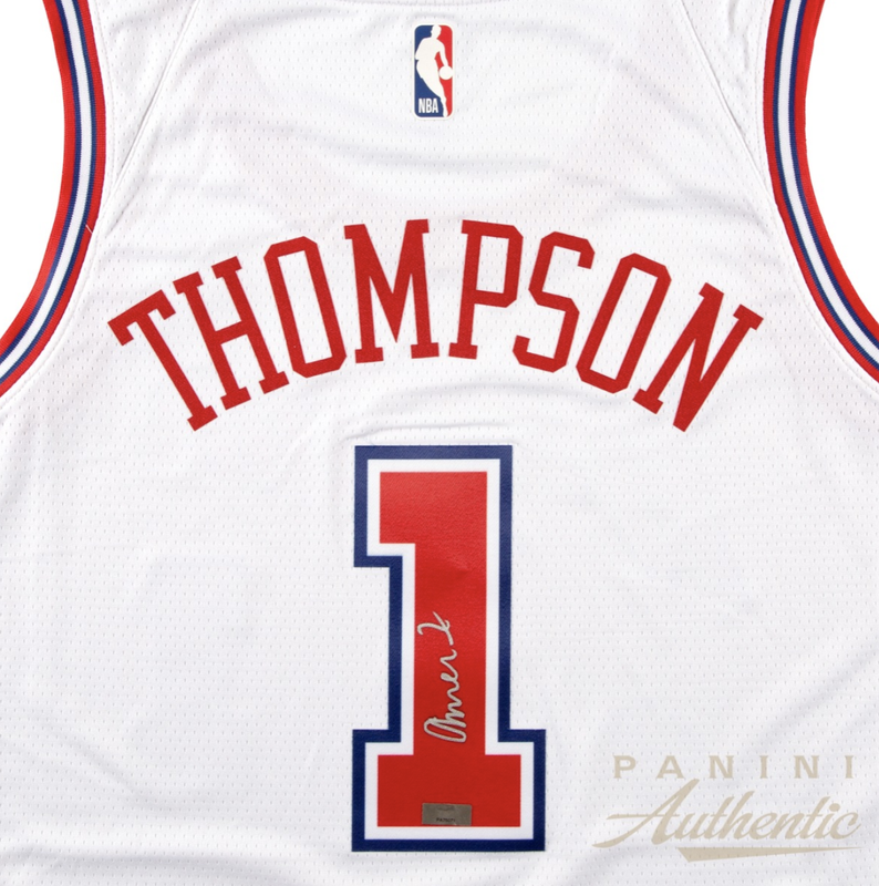 Amen Thompson Autographed Rockets 'Hometown Heroes' Swingman Jersey Panini