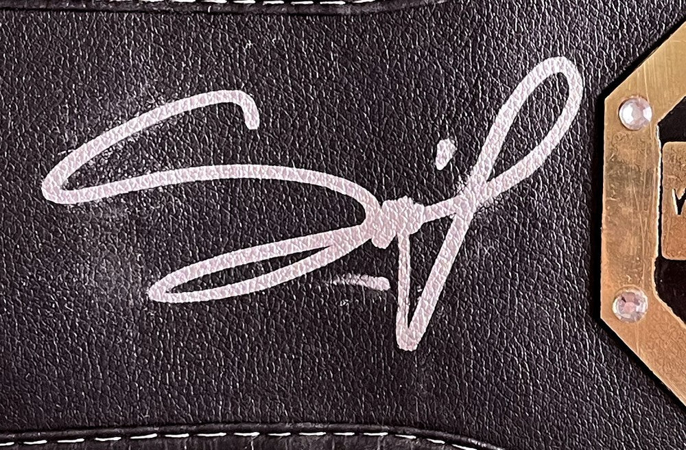 Francis Ngannou Signed UFC Replica Full Size Championship Belt