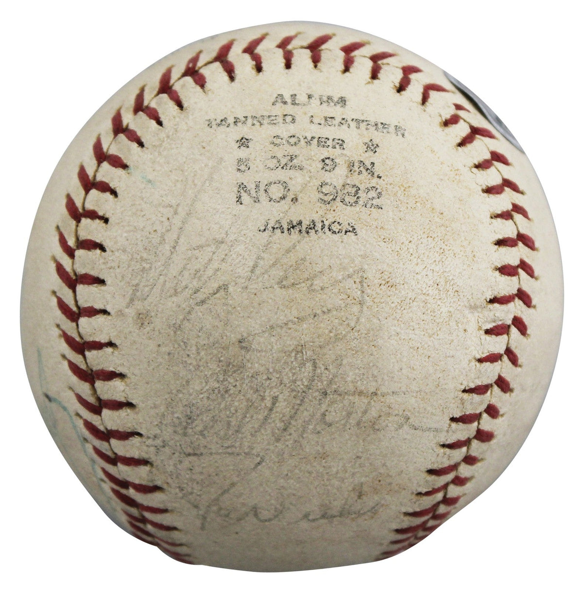 1973 Braves Niekro, Evans & Johnny Bench Signed Major League Baseball BAS LOA