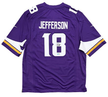 Justin Jefferson Minnesota Vikings Signed Purple Nike Game Jersey BAS Beckett