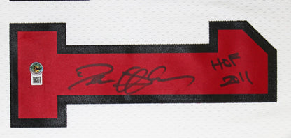 Falcons Deion Sanders "HOF 2011" Authentic Signed White M&N Jersey BAS Witnessed