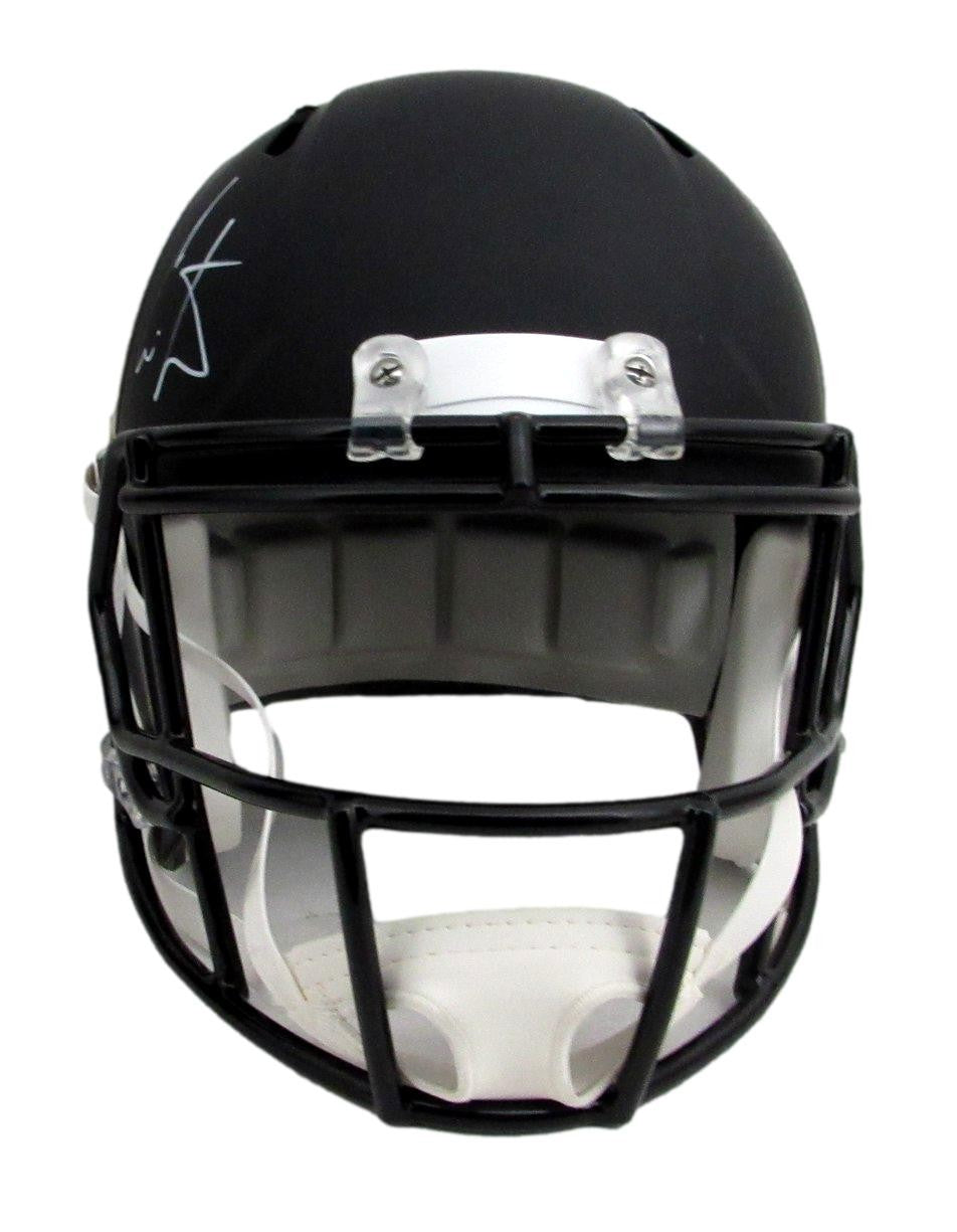 Cris Carter HOF Signed Full Size Vikings Amp Replica Helmet Beckett 200955