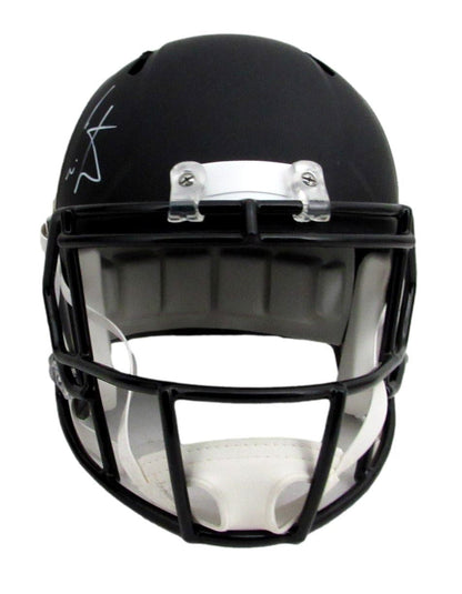 Cris Carter HOF Signed Full Size Vikings Amp Replica Helmet Beckett 200955
