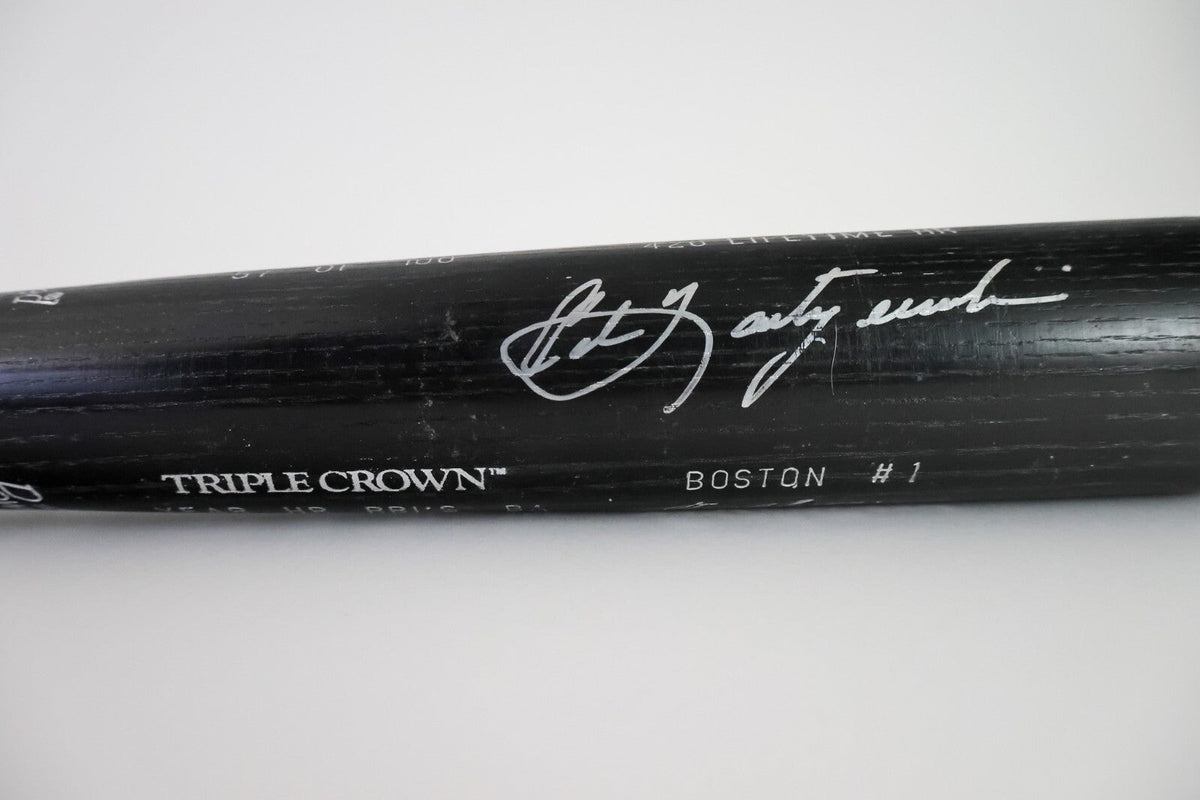 Ted Williams and Carl Yastrzemski Autographed Triple Crown Baseball Bat PSA/DNA