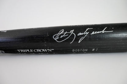Ted Williams and Carl Yastrzemski Autographed Triple Crown Baseball Bat PSA/DNA