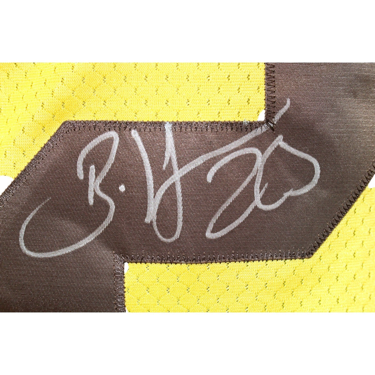 Brian Dawkins Signed Denver Broncos Reebok Yellow sz 50 Jersey Beckett 51456