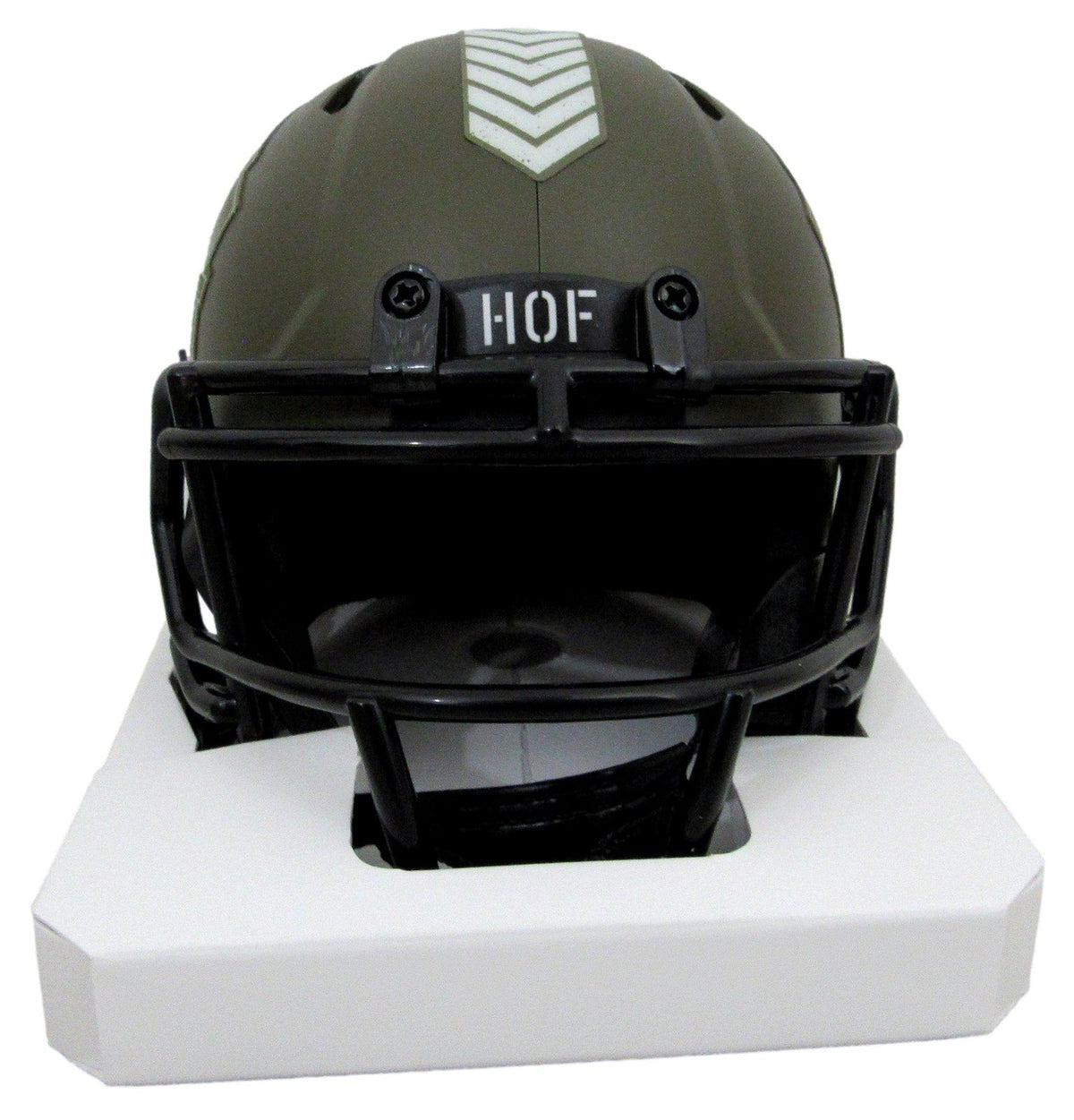 John Elway HOF Signed HOF Salute to Service Mini Helmet Broncos Beckett 200053