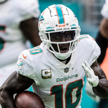 Tyreek Hill Signed Miami Dolphins Speed Mini Helmet (Beckett) 8xPro Bowl W.R.