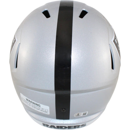 Ashton Jeanty Autographed Las Vegas Raiders F/S Helmet Beckett Witness 53217