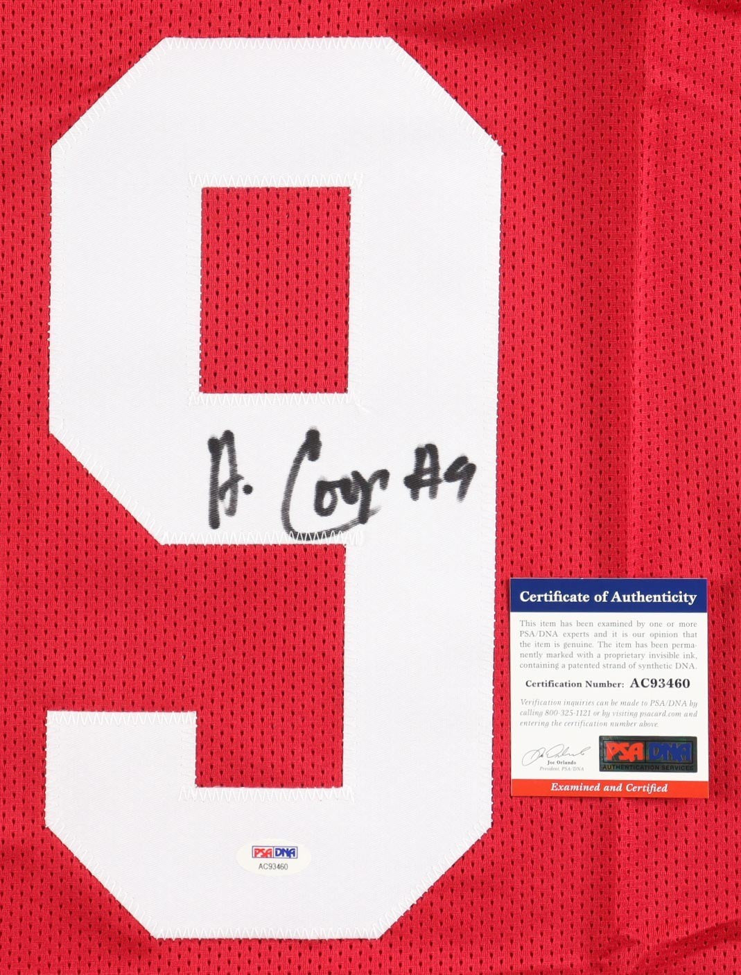 Amari Cooper Signed Alabama Crimson Tide Jersey (PSA COA) All Pro Wide Receiver