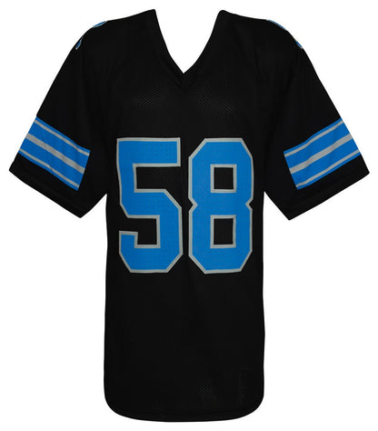 Penei Sewell Signed Black Alternate Custom Football Jersey - (BECKETT COA)