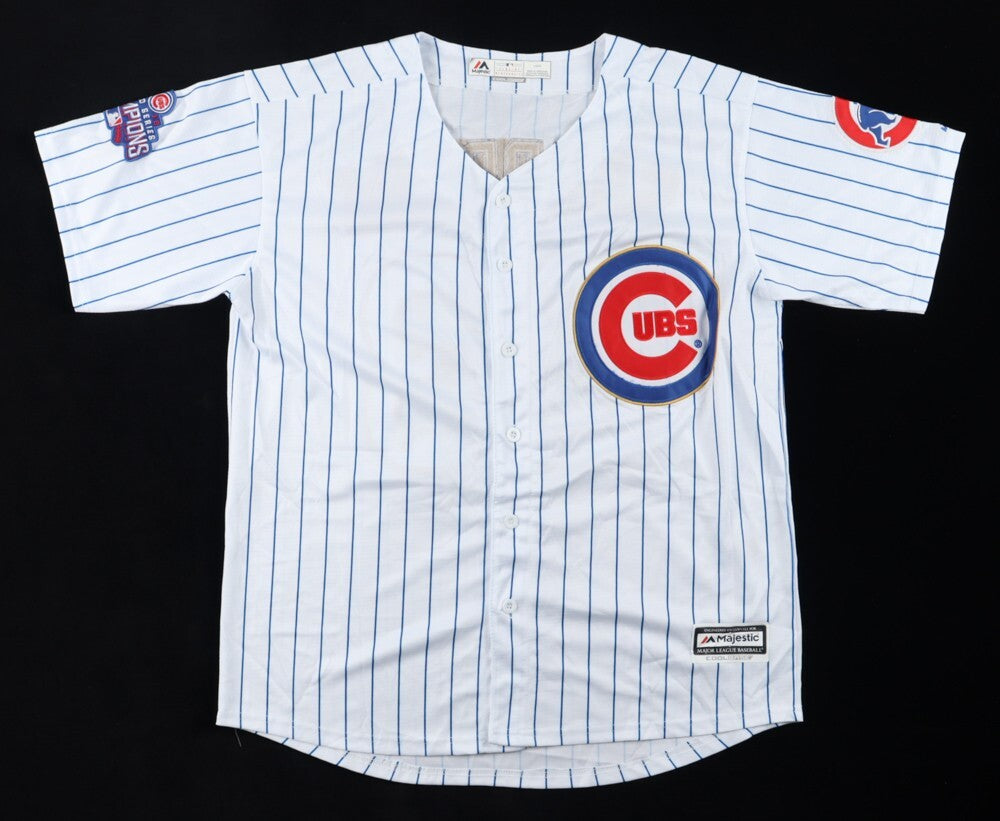 Ryne Sandberg Signed Chicago Cubs Majestic 2016 World Series Jersey (PSA) HOF 05