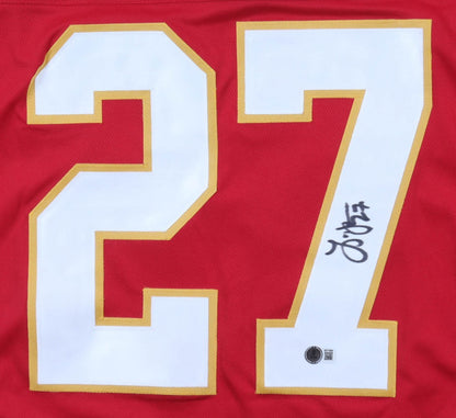 Larry Johnson Signed Chiefs Jersey (Beckett) Kansas City Running Back 2003 /2011