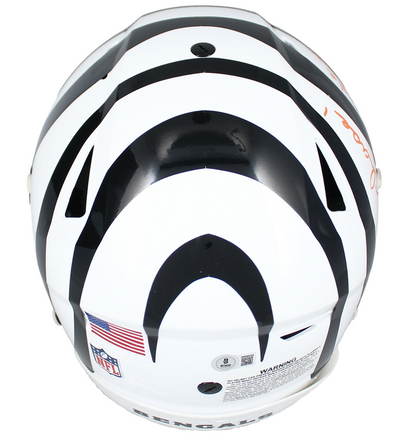 Ja'Marr Chase Autographed Bengals "24 Triple Crown" Speedflex Helmet Beckett