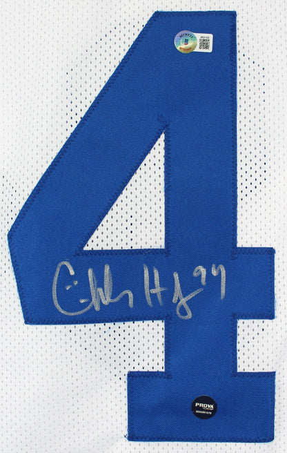 Charles Haley Signed Dallas Cowboys Jersey (Beckett) 5xSuper Bowl Champ Def. End