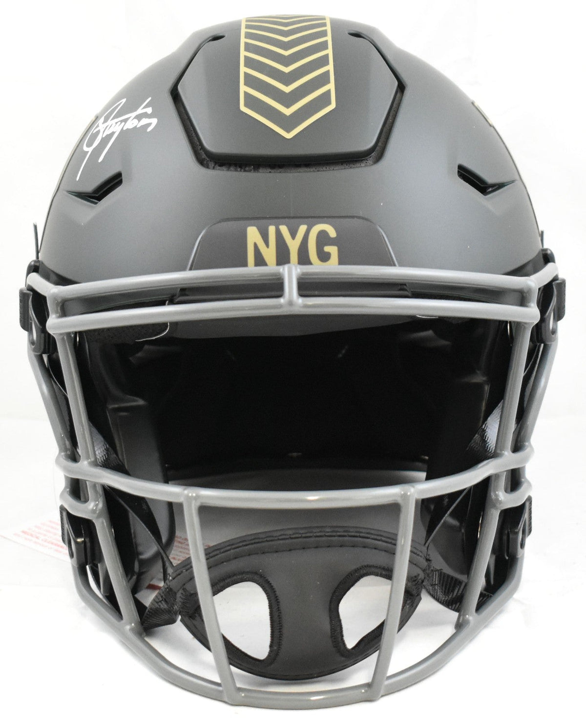 Lawrence Taylor Signed New York Giants F/S Salute 25 SpeedFlex Helmet Beckett W