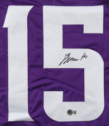 Dallas Turner Signed Minnesota Vikings Pro Cut Jersey (Beckett) 2024 1st Rnd Pck