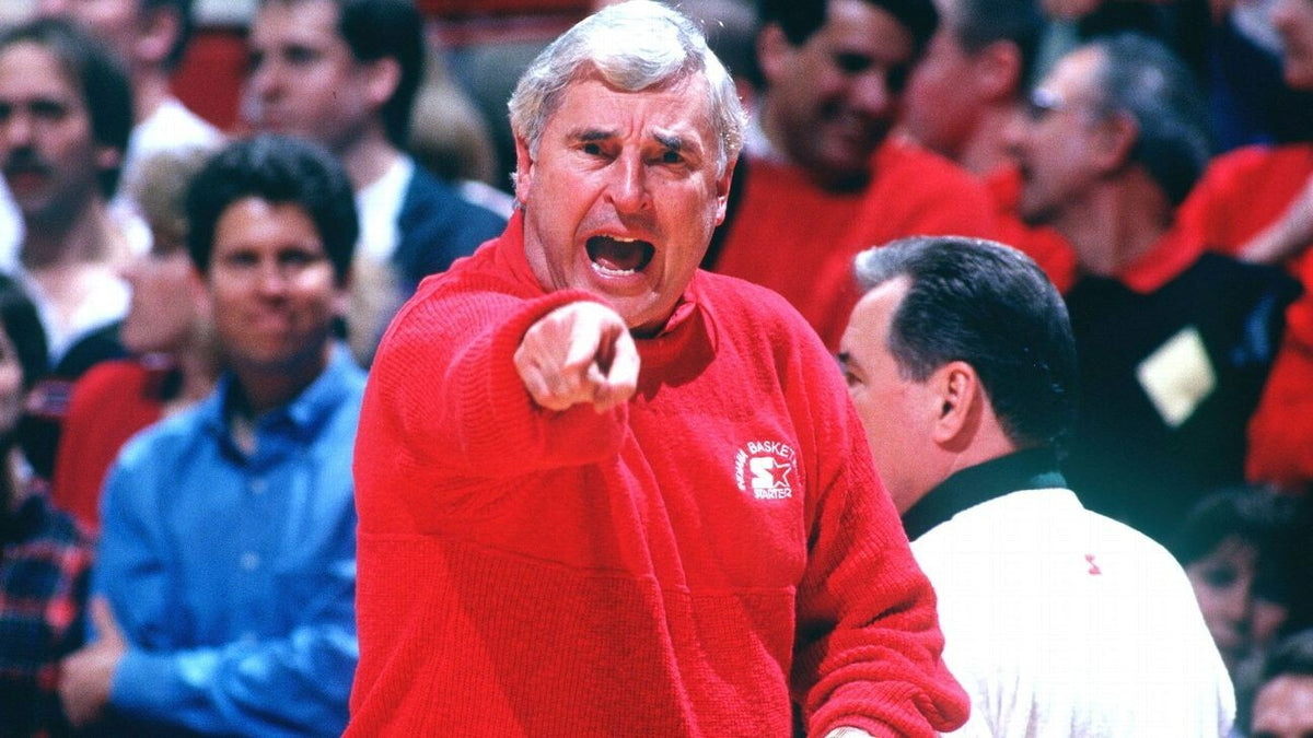 Bobby Knight Signed Indiana Hoosiers Jersey (Schwartz) 3 NCAA 1A Championships