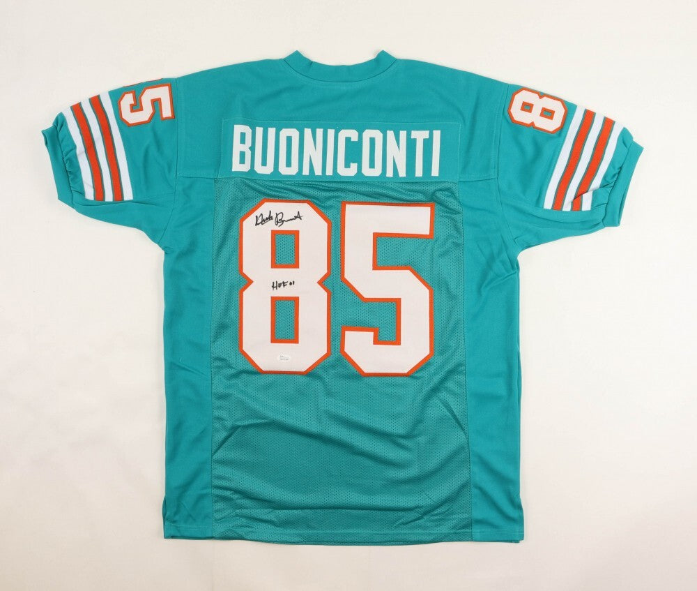 Nick Buoniconti Signed Jersey Inscribed "HOF 01" (JSA COA) Miami Dolphins L.B.