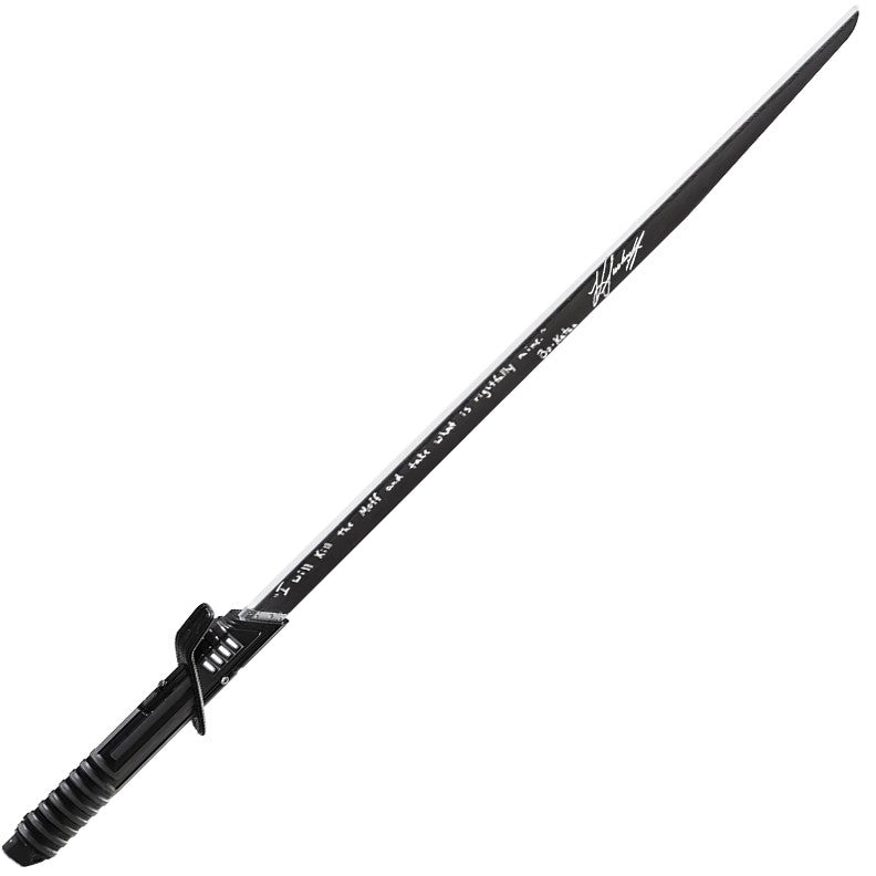 Katee Sackhoff RARE Autographed Hasbro Star Wars Darksaber Force FX Lightsaber
