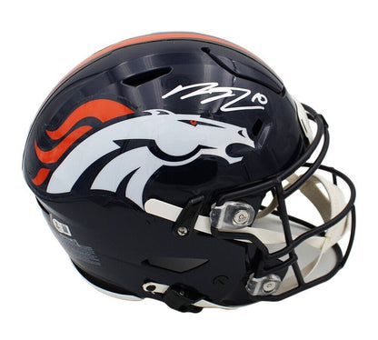 Bo Nix Signed Denver Broncos Speed Flex Authentic NFL Helmet