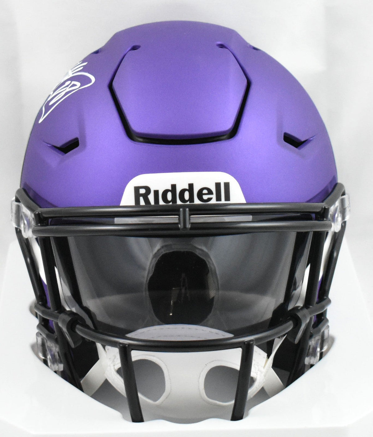 Adrian Peterson Autographed Vikings Mid-Size SpeedFlex Helmet - Beckett W Holo