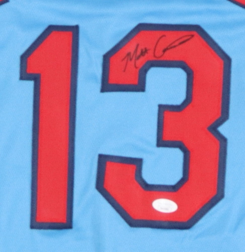 Matt Carpenter Signed St. Louis Cardinal Powder Blue Jersey (JSA COA) 3xAll Star