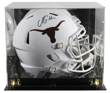 Texas Matthew Golden Signed Full Size Speed Rep Helmet W/ Case BAS Witnessed