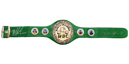 Mike Tyson Signed Green WBC World Championship Belt Beckett Wit