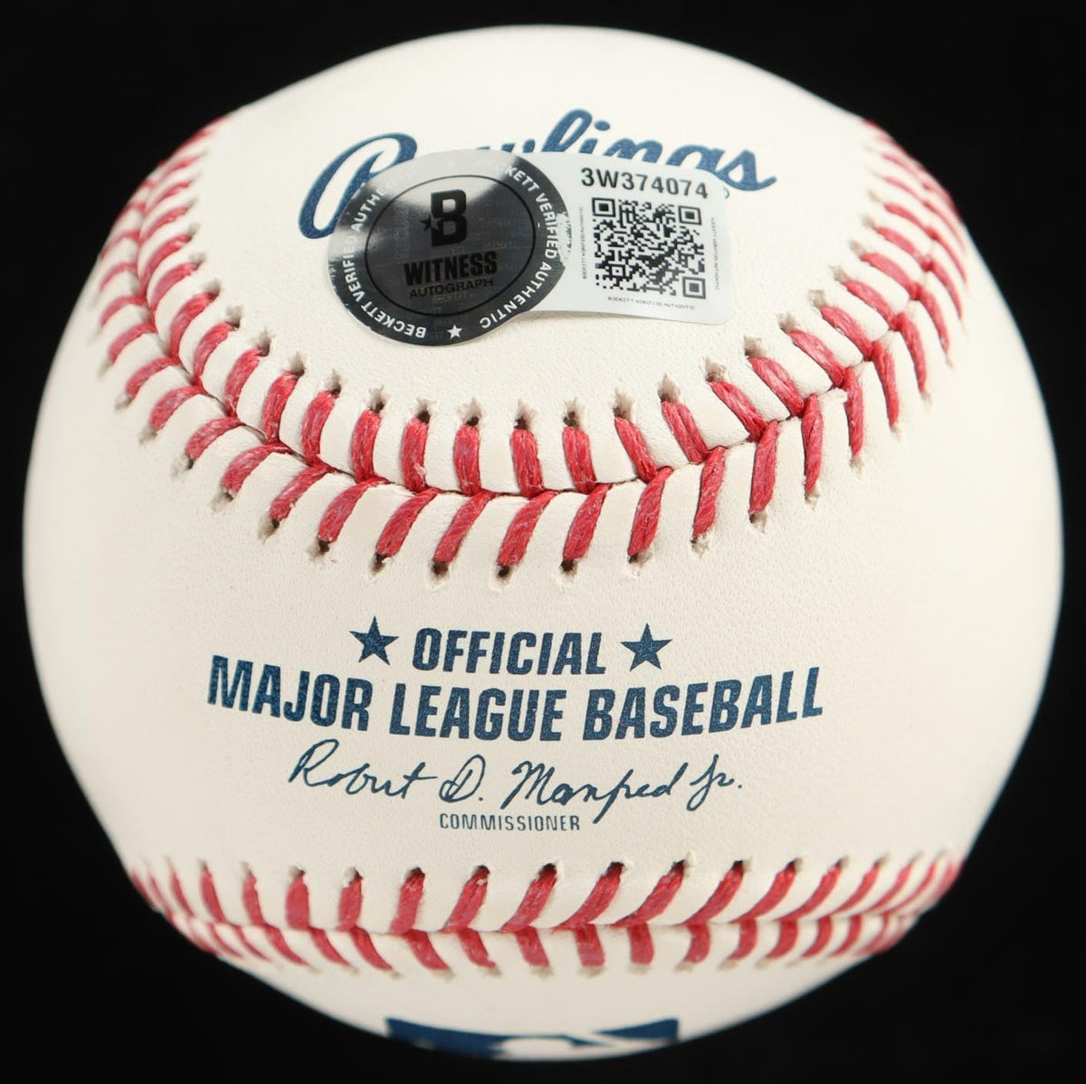 Sammy Sosa Signed OML Baseball (Beckett) Chicago Cubs All-Time Home Run Leader