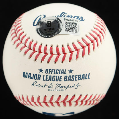 Sammy Sosa Signed OML Baseball (Beckett) Chicago Cubs All-Time Home Run Leader