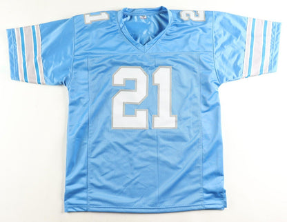 Amik Robertson Signed Detroit Lions Jersey (Beckett) Louisiana Tech Bulldogs/ DB