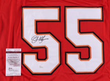 Derrick Brooks Signed Tampa Bay Buccaneers Red Road Jersey (JSA COA) Ex FSU LB