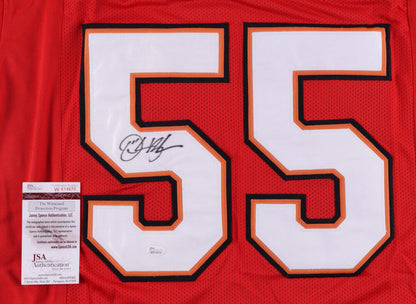 Derrick Brooks Signed Tampa Bay Buccaneers Red Road Jersey (JSA COA) Ex FSU LB