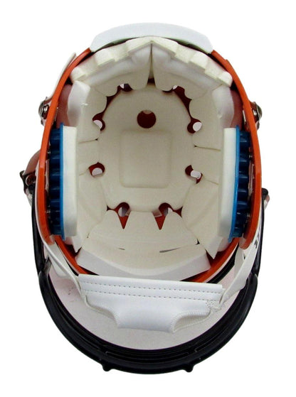 Joe Morris Syracuse Signed/Inscr Orange Full Size Authentic Helmet JSA 200956