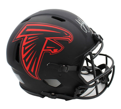 Julio Jones Signed Atlanta Falcons Speed Authentic Eclipse NFL Helmet