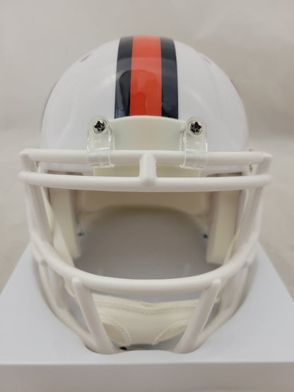 BO NIX SIGNED DENVER BRONCOS SNOWCAP ALTERNATE SPEED MINI HELMET BECKETT