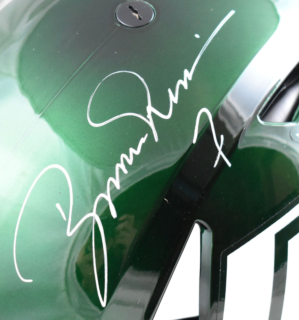 Boomer Esiason Autographed New York Jets F/S SpeedFlex Helmet - Beckett W Holo