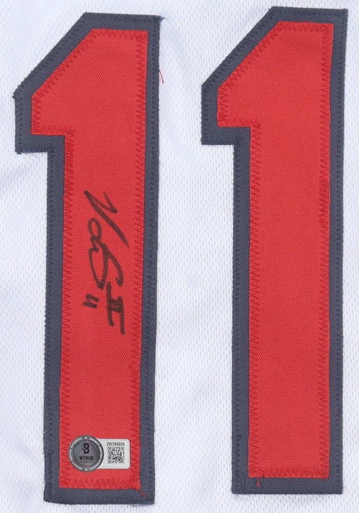 Victor Scott II Signed St. Louis Cardinals White Jersey (Beckett) 2025 Rookie CF