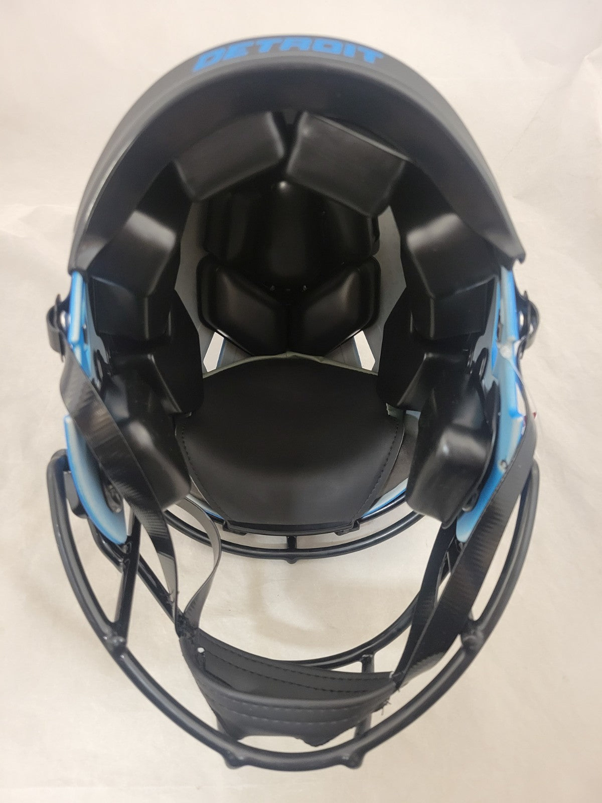 DAVID MONTGOMERY SIGNED DETROIT LIONS RAVE SPEED AUTHENTIC HELMET BECKETT QR