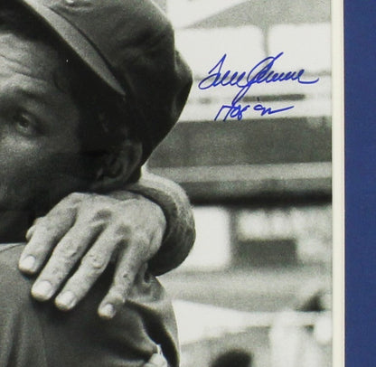 Tom Seaver Signed New York Mets Framed 16x20 Black & White MLB Photo
