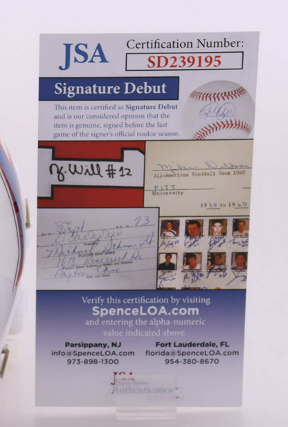 D. J. Lagway Signed Florida Speed Mini Helmet (JSA COA) Gators Starting QB 24/25