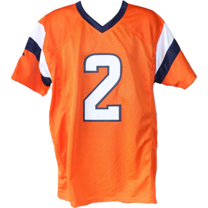 Patrick Surtain Autographed Pro Style sz XL Orange Jersey Beckett Witness 53122