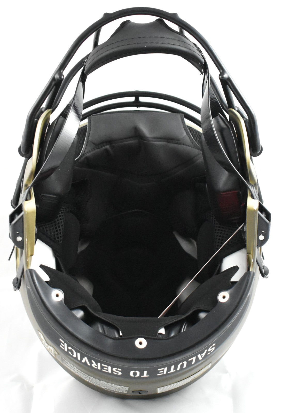 Deion Sanders Autographed Atlanta Falcons F/S Salute SpeedFlex Helmet- Beckett W
