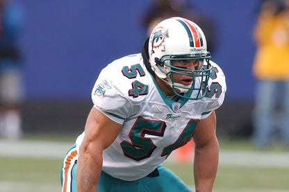 Zach Thomas Signed Miami Dolphins Jersey Inscribed HOF 2023 (Beckett) All Pro LB