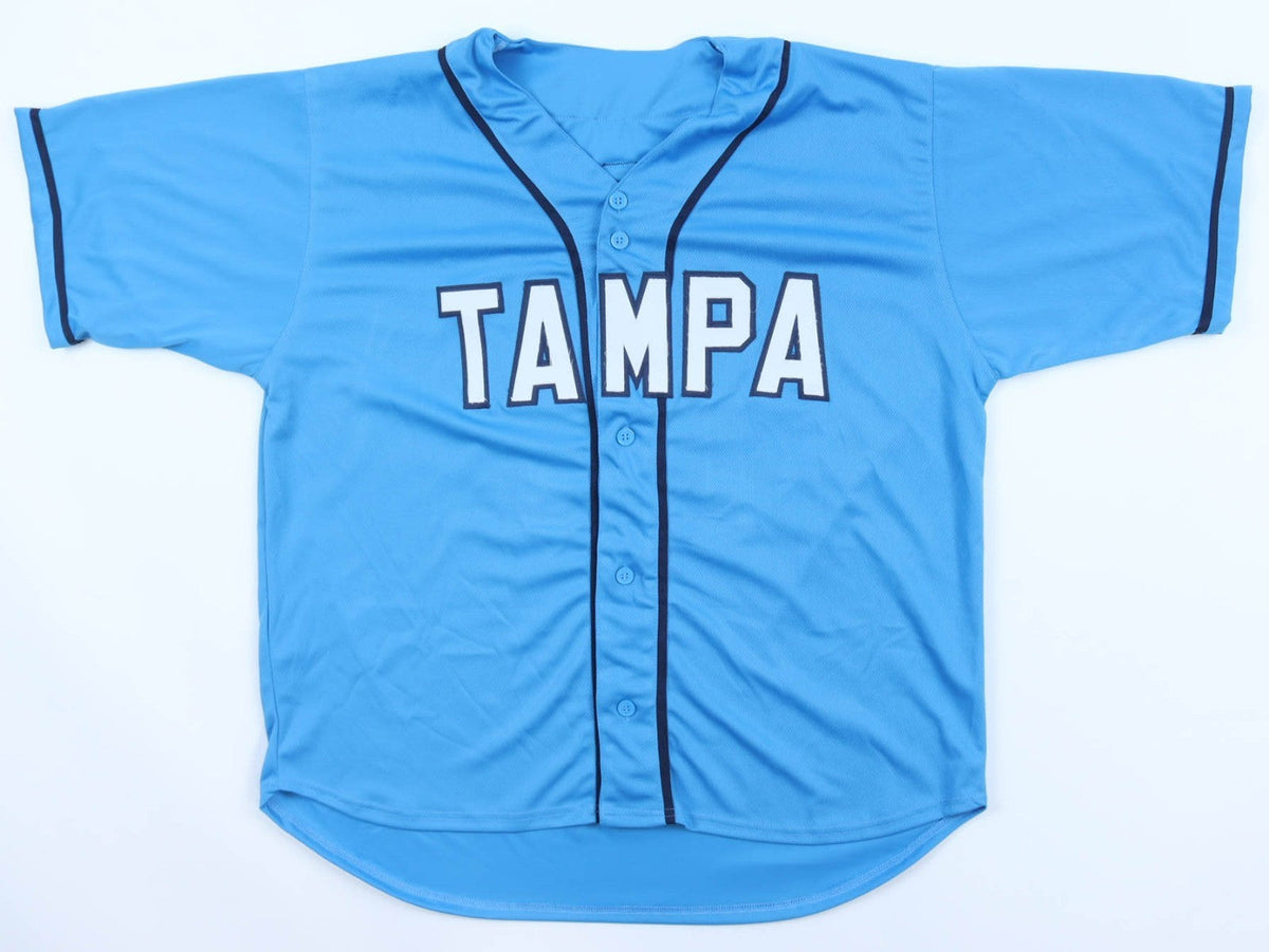 Chandler Simpson Signed Tampa Bay Rays Jersey (Beckett) 2025 Rookie Outfielder