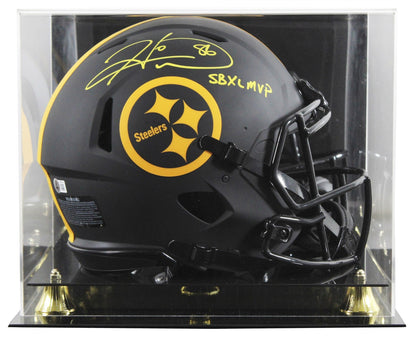 Steelers Hines Ward "SB MVP" Signed Eclipse F/S Speed Proline Helmet w/ Case BAS